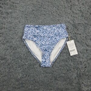 Blue Floral Bikini Bottom